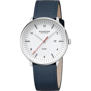 Hodinky Mondaine MLE.41910.LDV Mens Watch Doppio Solar 41mm 5ATM