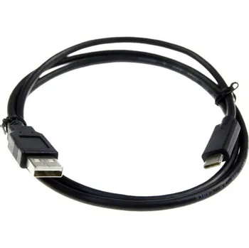 Datový kabel Kabel USB C 3.1 (M) propojovací USB A 2.0 (M) délka 1m černý