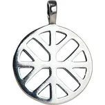 Drakkaria SLUNEČNÍ KŘÍŽ a POSVÁTNÝ STROM, stříbrný přívěsek, Ag 925