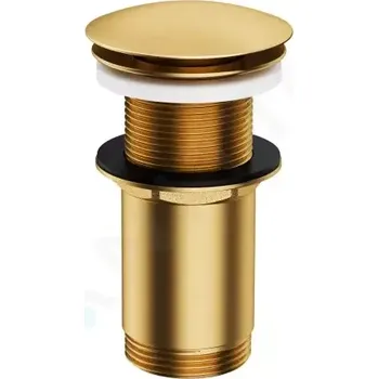 Sifon Omnires Umyvadlová výpusť, ClickClack, kartáčované zlato, A716GLB