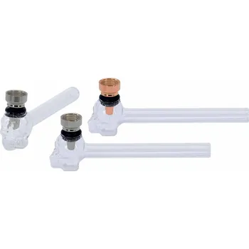 Dýmka Remo 58592 Šlukovka 13cm sklo + kov