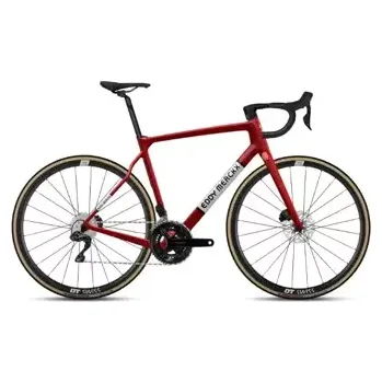 Silniční kolo Eddy Merckx Pevele candy red/black M