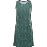 Dámské šaty Alpine Pro COLEENA 2 - tmavě zelená / M