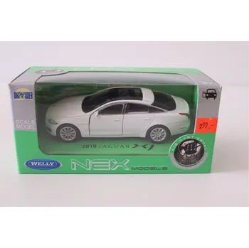 autíčko Welly Autíčko kovové Jaguar XJ 2010 - bílé