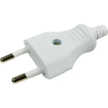 Elektrická zásuvka Vidlice síťová dvoupolová přímá F-29, bílá