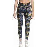 Meatfly dámské legíny Arabel Dark Clouds | Černá | Velikost S