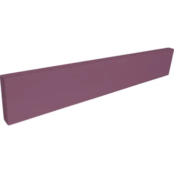 Věšák U Profil lesklý fialový nástěnný s háčky/věšáky DOMINO - 7,1x40 cm