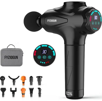 Masážní přístroj FyzioGun masážní pistole ProGun2024 - model 2024 Barva: Černá