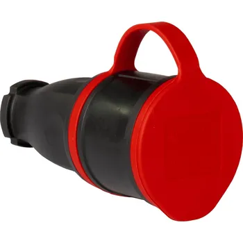 Elektrická zásuvka TP electric zásuvka spojovací gumová IP54/230V/16A