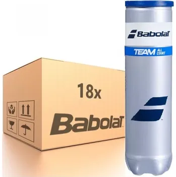 Tenisový míč Karton tenisových míčů Babolat Team All Court - 18 x 4B