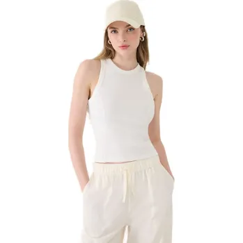 Pánské tílko Dámské tílko 4F-SLEEVELESS F119-11S-OFF WHITE Bílá L