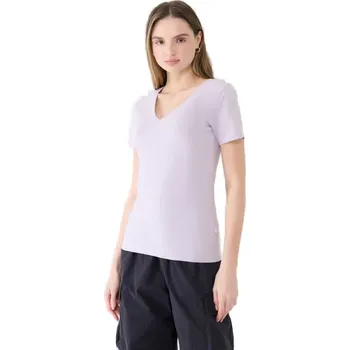Pánské tričko Dámské triko s krátkým rukávem 4F-TSHIRT F1990-52S-LIGHT VIOLET Fialová L
