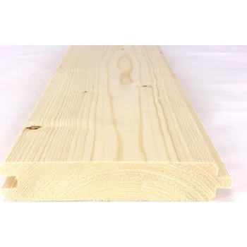 Obklad Obkladové palubky OBOUSTRANNÉ srubové (profil Klasik) 27 x 146 x 4200 mm Severský smrk AB (4ks)