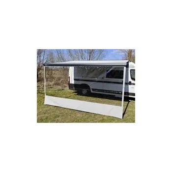 Stínicí plachta Dešťová clona Crystal+PVC - šíře3,9m