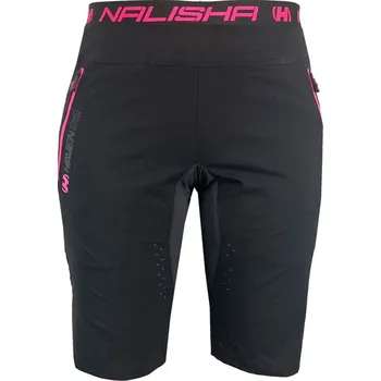 Cyklistické kalhoty HAVEN Cyklistické kalhoty krátké bez laclu - NALISHA SLIMFIT - růžová/černá XS