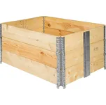 TecTake GmbH 402272 vyvýšený záhon dřevěný stohovatelný 120x80x19cm - 3