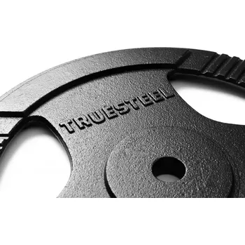 TRUESTEEL Litinové Tri-Grip kotouče 30 mm 25 kg