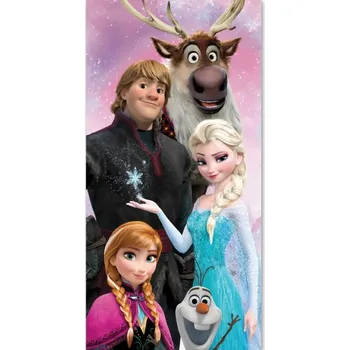 Sprchový závěs Dětská osuška Ledové království Frozen family 04 70x140
