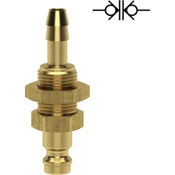 Příslušenství pro vzduchotechniku Lüdecke vsuvka Mini, trn 9 mm do panelu, oboustranně uzavíratelná