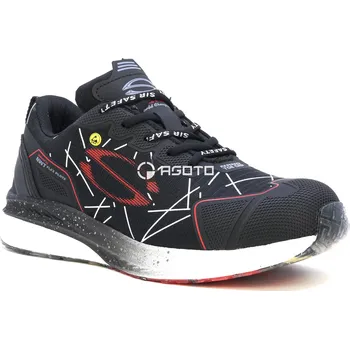 Pracovní obuv SIR Fuzzy S1P černá pánská pracovní obuv Dry Plus rychleschnoucí podšívka 43