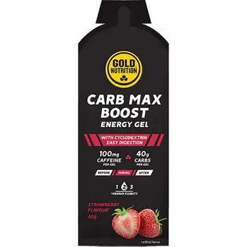 CARB MAX BOOST ENERGY GEL STRAWBERRY 60g