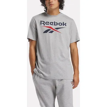 Pánské tričko REEBOK Pánské fitness tričko S ŠEDÁ