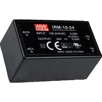 spínaný zdroj Mean Well IRM-10-24 napájecí zdroj 24V/0,42A