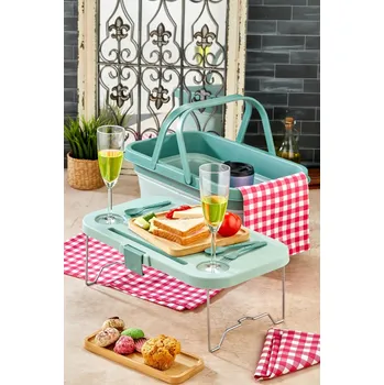 Kuchyňská skříňka ASIR Piknikový set K-142-Y zelená