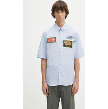 Dámská košile Bavlněná košile Martine Rose Casual, L, modrá, 50X