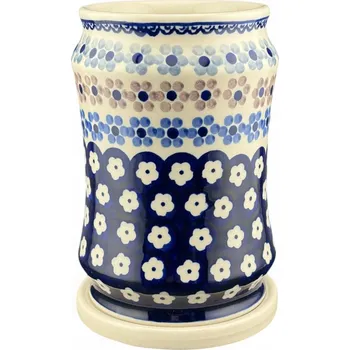 Odkapávač na nádobí Odkapávač na příbory s podšálkem dek. EO37, keramika Bolesławiec