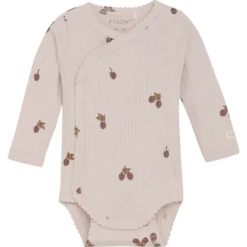 Kojenecký body BODY ZAVINOVACÍ FIXONI S OVOCEM, HUSHED VIOLET Velikost: 50