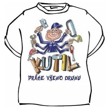 Žertovný předmět Divja.cz Tričko - Kutil Velikost: XXXL
