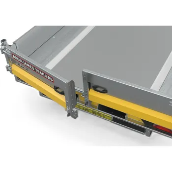 Příslušenství pro přívěs Dělené zadní čelo Brian James Tipper, 200 cm