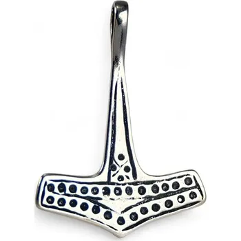 Přívěsek Drakkaria THOROVO KLADIVO, stříbrný přívěsek, Dánsko, Ag 925