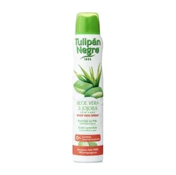 Tulipán Negro tělový deodorant Aloe a Jojoba sprej 200 ml