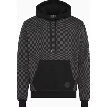 PORSCHE Hoodie 911 Spirit 70 mikina Pascha s kapucí (Unisex mikina s kapucí od Porsche s celoplošným vzorem Pascha a praktickou klokaní kapsou)