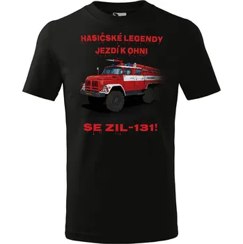 Chlapecké tričko Tričko ZIL-131 - dětské (Velikost: 158, Barva trička: Černá)