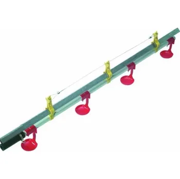 Napáječka pro ptáka River Systems Srl. Prodloužení 1 m pro automatickou napáječku pro slepice a drůbež, niplová