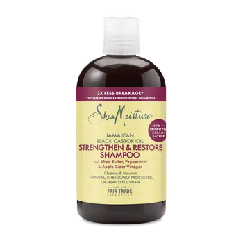 Vlasová regenerace Shea Moisture Jamaican Black Castor Oil Strengthen & Restore Shampoo 384 ml