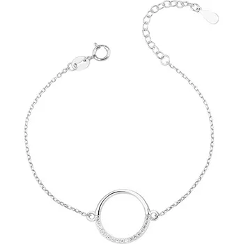 Náramek Stříbrný náramek KRUH Ag 925; ≤1,1 g. 5820227125