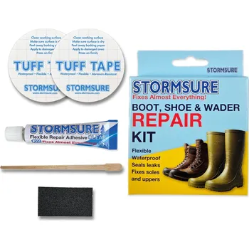 Průmyslové lepidlo Opravná sada Stormsure Boot, Shoe Repair Kit Clear na opravu bot včetně holínek