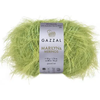 Příze Gazzal Příze Marilyn & Merinos 8259 svěle zelená