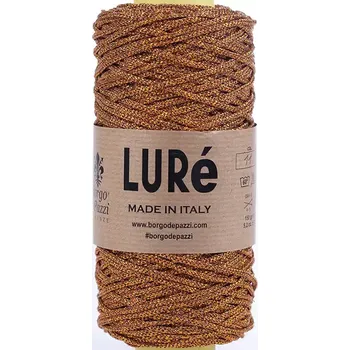 Příze Borgo de Pazzi Luré 11 Skořice (Špagátová příze Luré Skořice)