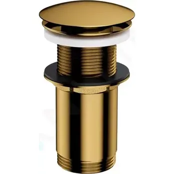 Sifon Omnires Umyvadlová výpusť, ClickClack, zlatá, A716GL