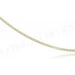 Zlatnictví Helios Dvojitý zlatý řetízek Velikost: 50cm, Váha: 6,95g