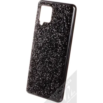 Pouzdro na mobilní telefon 1Mcz Glitter TPU pouzdro pro Samsung Galaxy A42 5G, černá