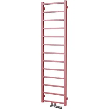 Radiátor Isan Fresh topný žebřík 1500/400, 323 W, středové připojení, DFRE1500400SM Barva ISAN: Sněhově bílá RAL 9016 (01)