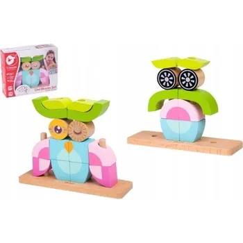 ostatní stavebnice Kreativní Dřevěné Stavebnice Classic World Sova
