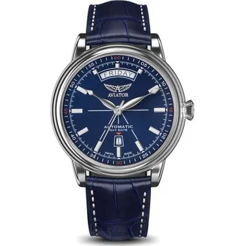 Hodinky Aviator Douglas Day-Date Automatic V.3.20.0.145.4 + 5 let záruka a dárek ZDARMA