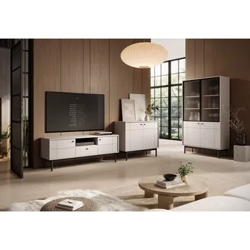 Obývací stěna Obývací sestava Japandi - kašmírová